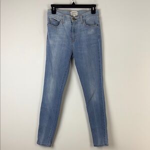 Current/Elliott The High Waist Ankle Skinny Jeans Size 29